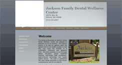 Desktop Screenshot of jacksonfamilydentalwellnesscenter.com